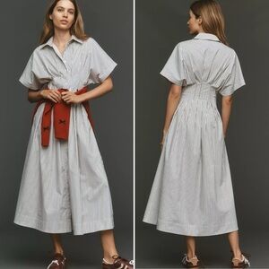Anthropologie The Tobie Shirt Dress by Exquise